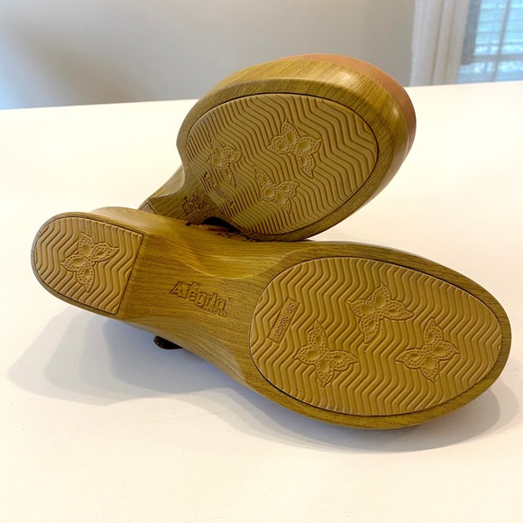 Alegria Women's Brown‎ Perforated Leather Rene Cognac Mary Jane Shoes US Size 10 - Picture 11 of 13